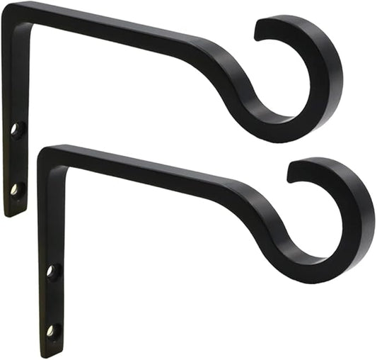 QIEGL Hanging Plant Bracket 6inch Metal Plant Hook