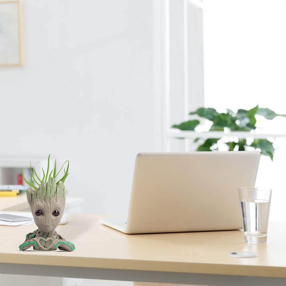 Flowerpot Treeman Heart-Shaped Groot Succulent Planter