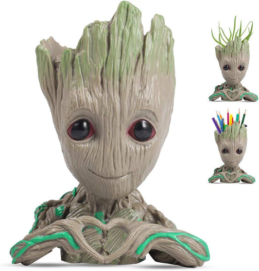 Flowerpot Treeman Heart-Shaped Groot Succulent Planter