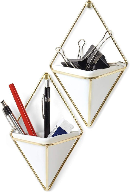 Hanging Planter Vase & Geometric Wall Decor Container