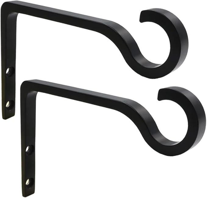 QIEGL Hanging Plant Bracket 6inch Metal Plant Hook
