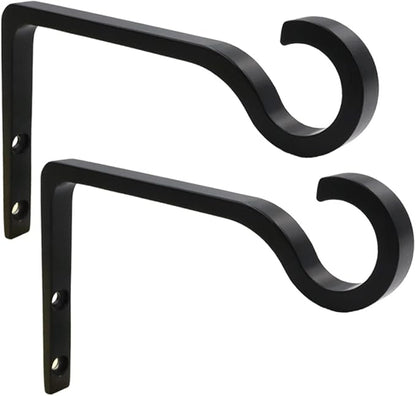 QIEGL Hanging Plant Bracket 6inch Metal Plant Hook