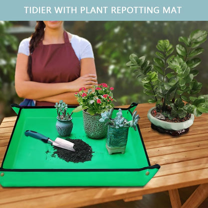JIUSEGE 7 Piece Garden Tools Set – Heavy Duty Gardening Hand Tools with Rust-Proof Stainless Steel & Aluminum Alloy – Ideal Gardening Supplies Kit