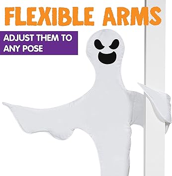 Halloween Bendable Tree Wrap Ghost Outdoor Decoration
