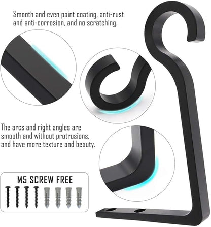 QIEGL Hanging Plant Bracket 6inch Metal Plant Hook