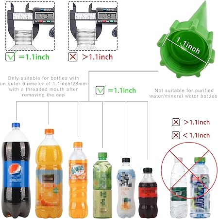 LABOTA 24 Pack Self Watering Spikes for Plant, Outdoor Automatic Plants Waterer