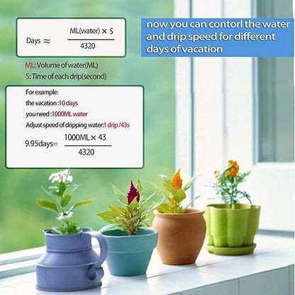 LABOTA 24 Pack Self Watering Spikes for Plant, Outdoor Automatic Plants Waterer