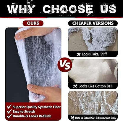 Spider Webs Halloween Decorations for Garden