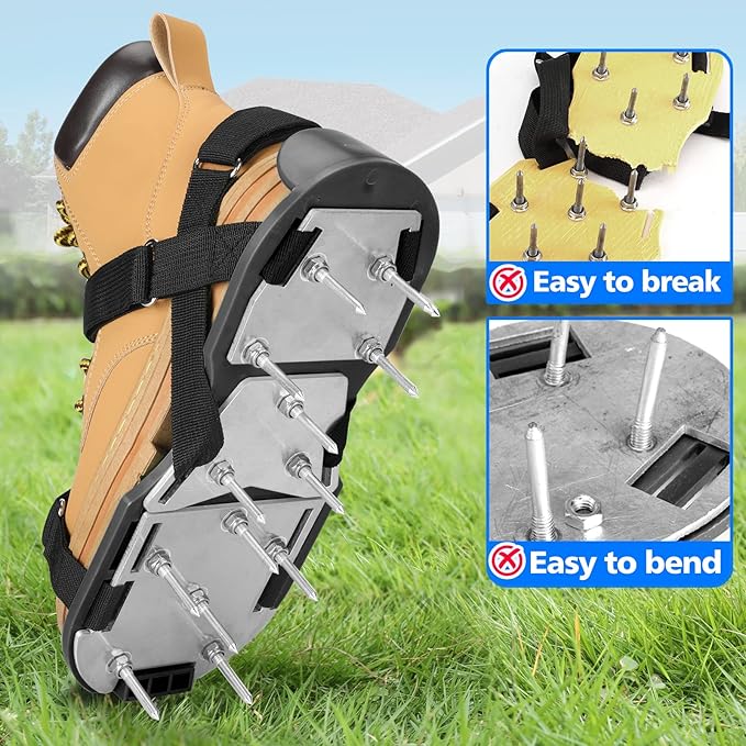 Lawn Aerator Shoes for Grass