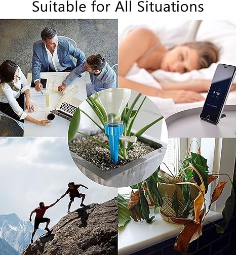 LABOTA 24 Pack Self Watering Spikes for Plant, Outdoor Automatic Plants Waterer