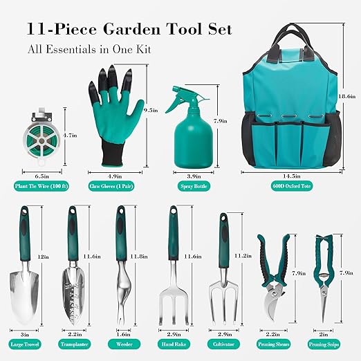 FiveJoy Garden Tool Set