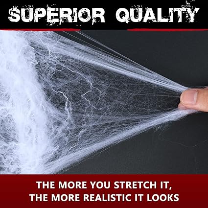 Spider Webs Halloween Decorations for Garden