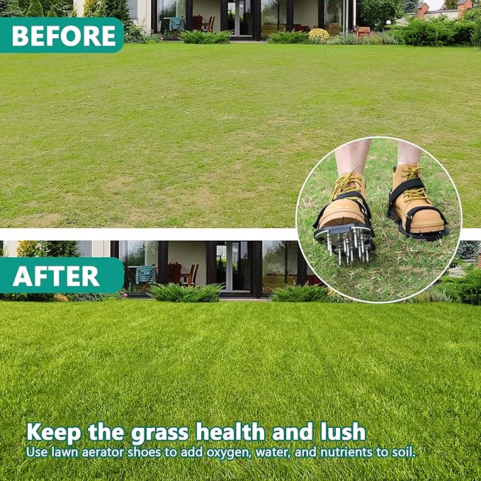 Lawn Aerator Shoes for Grass