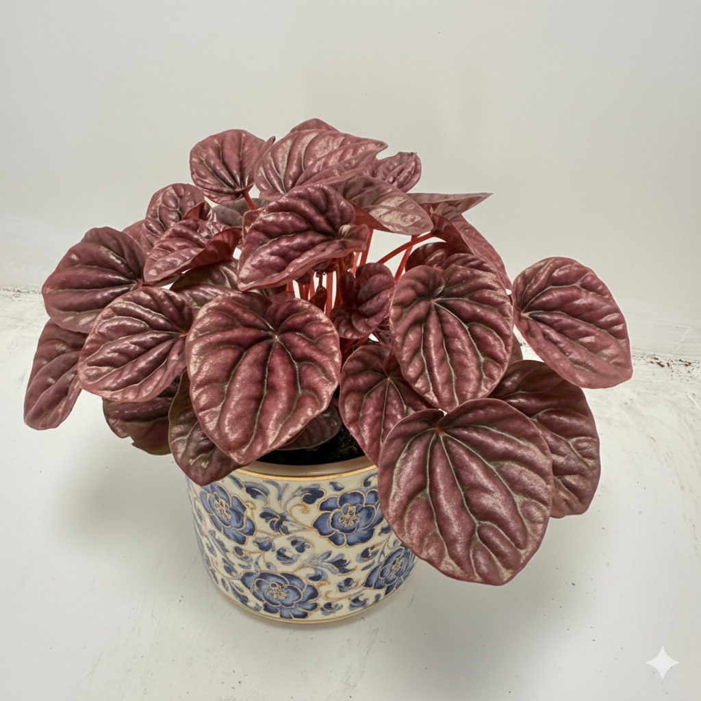 Peperomia ‘Ruby Ripple’ 130mm Pot Size